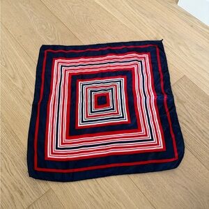 red white and blue scarf